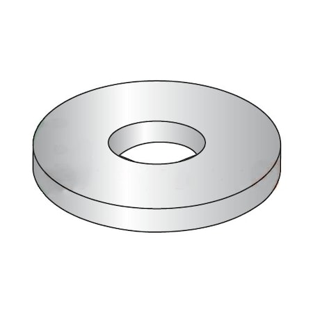 Newport Fasteners Flat Washer, For Screw Size 1/4" , 18-8 Stainless Steel 5000 PK 900185
